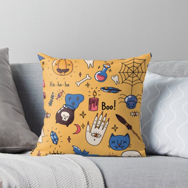 Item preview, Bewitching Pumpkin Faces Patterns | Spooky Cute Halloween Fun designed and sold by DigitalGemShop.