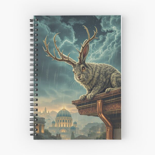 Item preview, Rooftop Jackalope designed and sold by HabitableMoons.