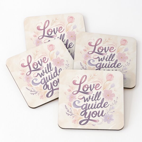 Item preview, Love will guide you! Motivational illustration designed and sold by Vintage Designs +.