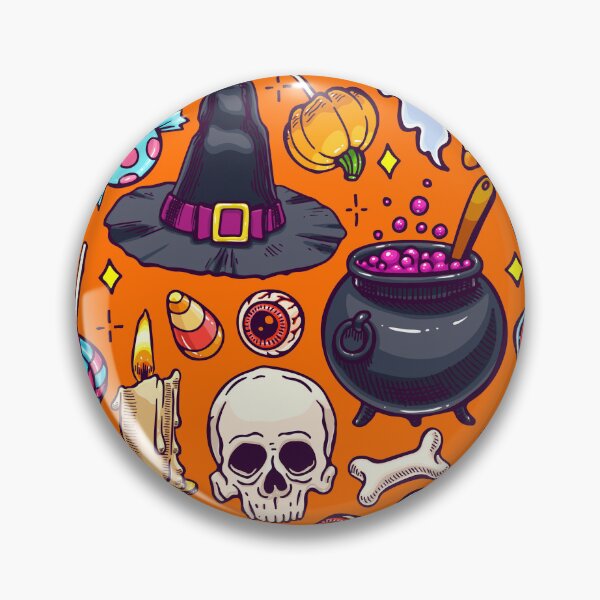 Item preview, Bewitching Pumpkin Faces Patterns | Spooky Cute Halloween Fun designed and sold by DigitalGemShop.