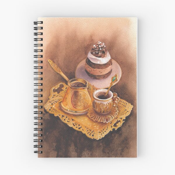 Item preview, Homemade watercolor coffee and a cake. designed and sold by Ekaterina Glazkova.
