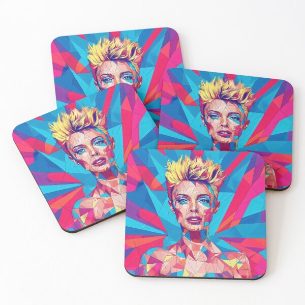 Item preview, Vivid 80's Retro style female portrait. designed and sold by Shoot-The-Moon.