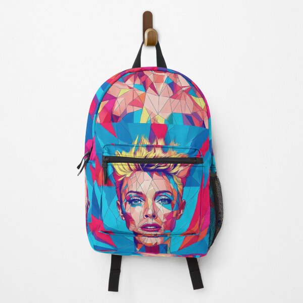 Item preview, Vivid 80's Retro style female portrait. designed and sold by Shoot-The-Moon.
