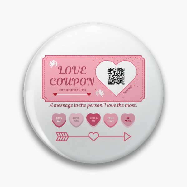 Item preview, QR Code Love Coupon - This QR code is your daily reminder that you’re my favorite human. designed and sold by ZerotwoStudio.
