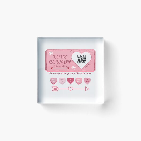 Item preview, QR Code Love Coupon - This QR code is your daily reminder that you’re my favorite human. designed and sold by ZerotwoStudio.