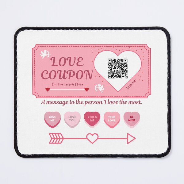 Item preview, QR Code Love Coupon - This QR code is your daily reminder that you’re my favorite human. designed and sold by ZerotwoStudio.