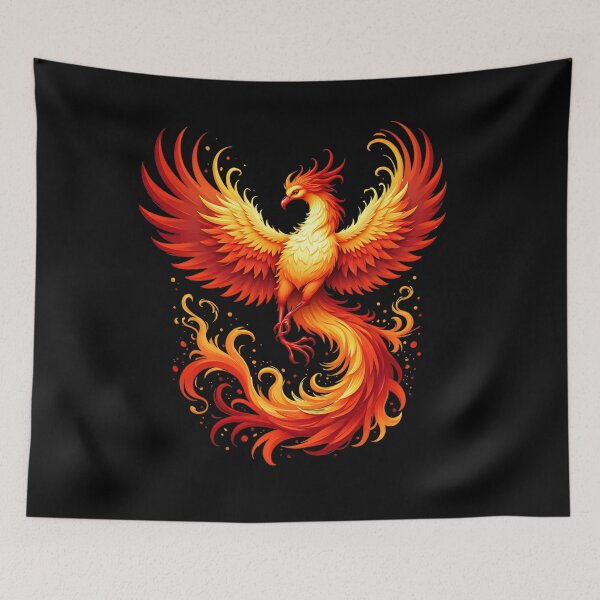 Item preview, Phoenix Rising from Flames designed and sold by Itsheartshop.