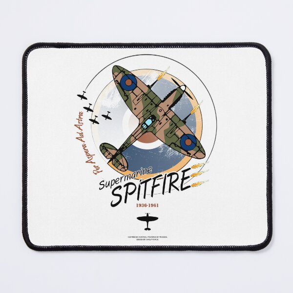 Item preview, Supermarine Spitfire "Per Aspera Ad Astra" designed and sold by Shelf-Force.