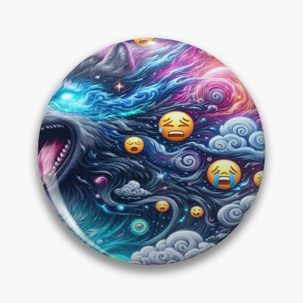 Item preview, Half Wolf, Half Crying Emoji Storm Falcon-Frequency Drop-Amalgamation Reloaded designed and sold by Imaginarium of Chaos falcon88 .