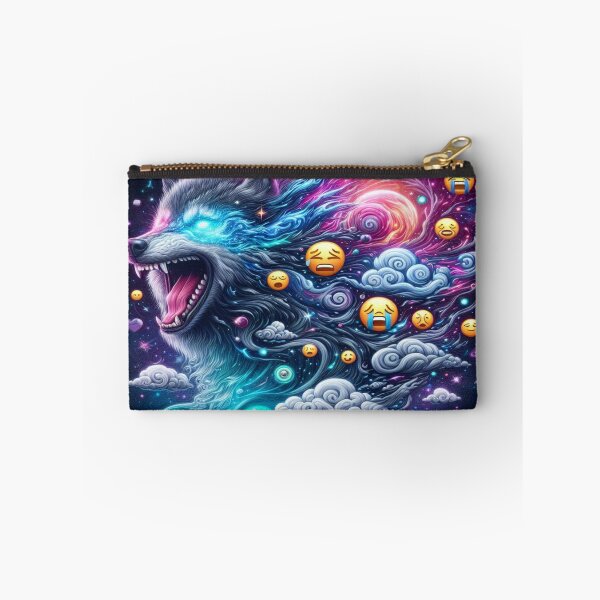 Item preview, Half Wolf, Half Crying Emoji Storm Falcon-Frequency Drop-Amalgamation Reloaded designed and sold by Imaginarium of Chaos falcon88 .