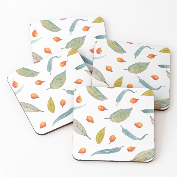 Item preview, sea buckthorn pattern designed and sold by ProkofievaArt.