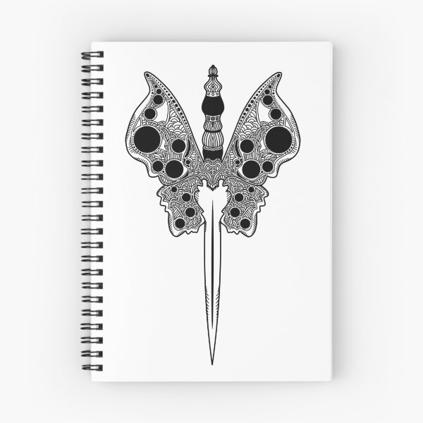 Item preview, dagger designed and sold by Kama black&white.