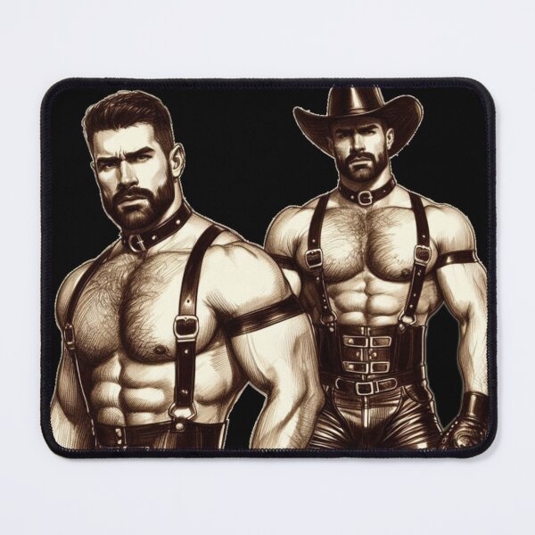 Item preview, Vintage Gay San Francisco Leather Cowboy Leder Pride Maverick Graphic Design designed and sold by ItsAKinkThing.