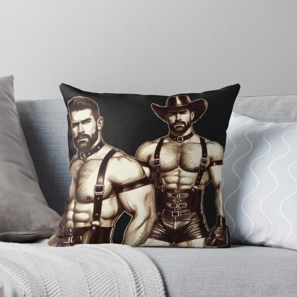 Item preview, Vintage Gay San Francisco Leather Cowboy Leder Pride Maverick Graphic Design designed and sold by ItsAKinkThing.