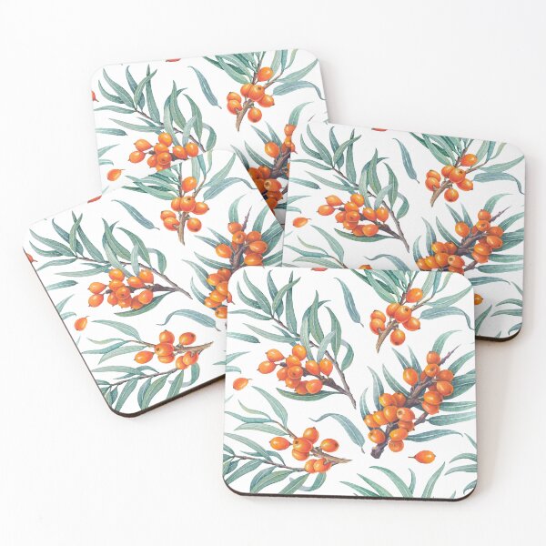 Item preview, sea buckthorn pattern designed and sold by ProkofievaArt.