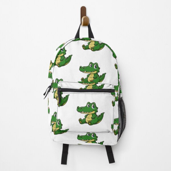 Item preview, Cute Seated Anime Crocodile designed and sold by ThreeftlyPicks.