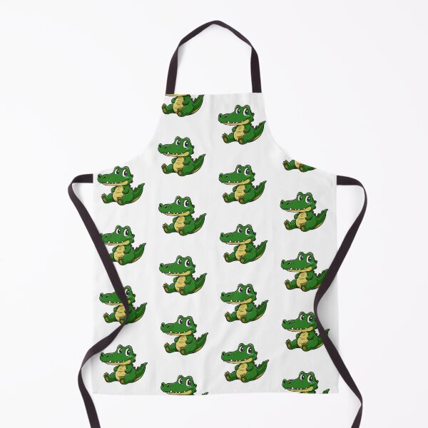 Item preview, Cute Seated Anime Crocodile designed and sold by ThreeftlyPicks.