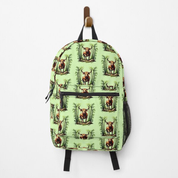 Item preview, Majestic Ox Standing Strong in Bamboo Forest designed and sold by Itsheartshop.