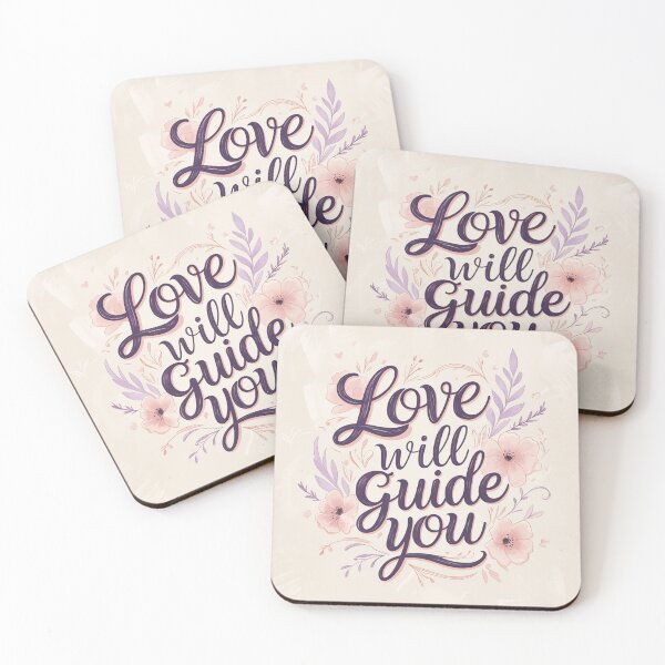 Item preview,  Love will guide you! Motivational illustration designed and sold by Vintage Designs +.
