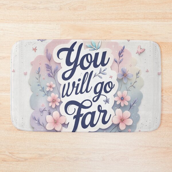Item preview, You will go far! Motivational illustration designed and sold by Vintage Designs +.