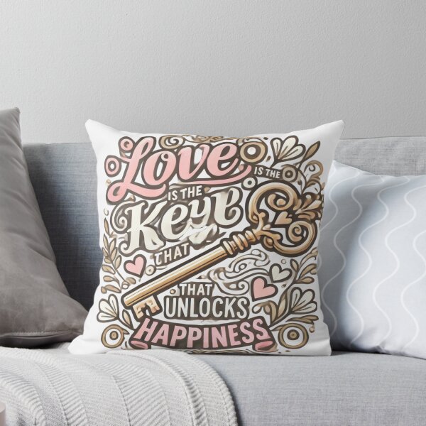 Item preview, Love is the Key to Happiness – Romantic Valentine’s Design designed and sold by EllsLittleStore.