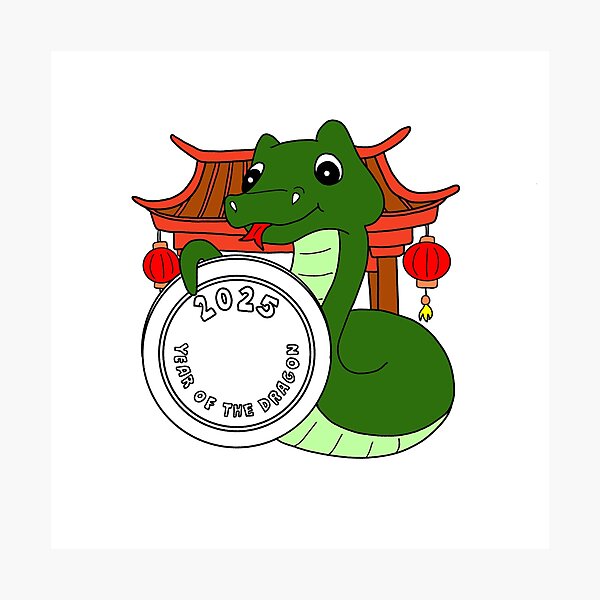 Item preview, Year of the dragon 2025 designed and sold by Meily2566.