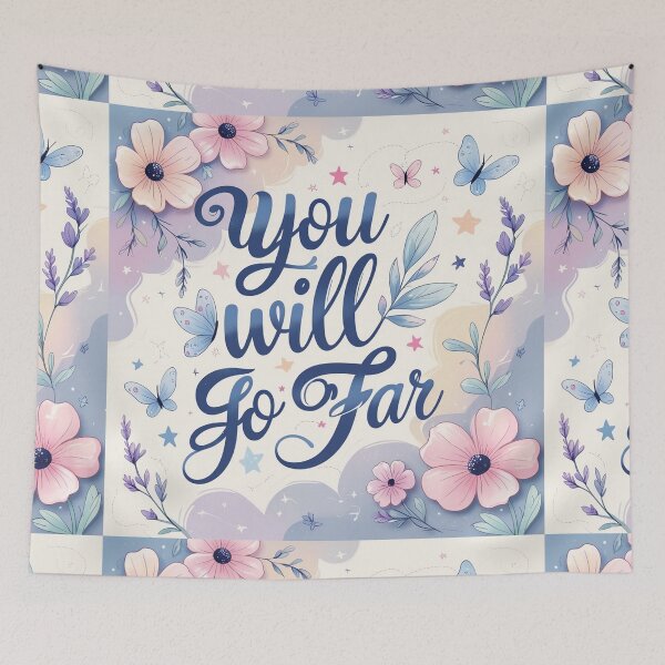 Item preview, You will go far! Motivational illustration designed and sold by Vintage Designs +.