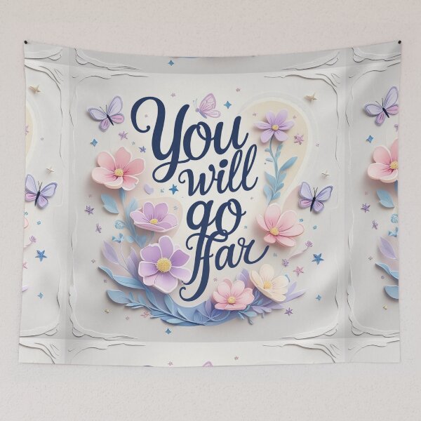 Item preview,  You will go far! Motivational illustration designed and sold by Vintage Designs +.