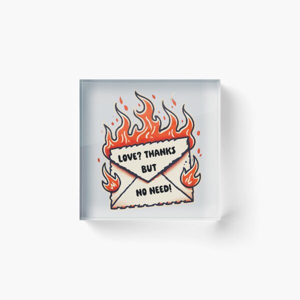 Item preview, Flaring Envelope: No More Sappy Love Letters Allowed designed and sold by CoolVisionStd.