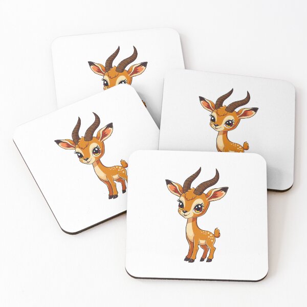 Item preview, Cute and Graceful Anime Gazelle designed and sold by ThreeftlyPicks.