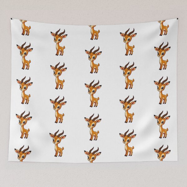 Item preview, Cute and Graceful Anime Gazelle designed and sold by ThreeftlyPicks.
