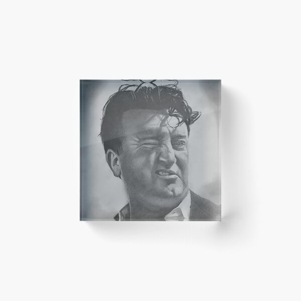 Item preview, Brendan Behan Pencil Portrait Wall Art designed and sold by ConorKeeganArt.