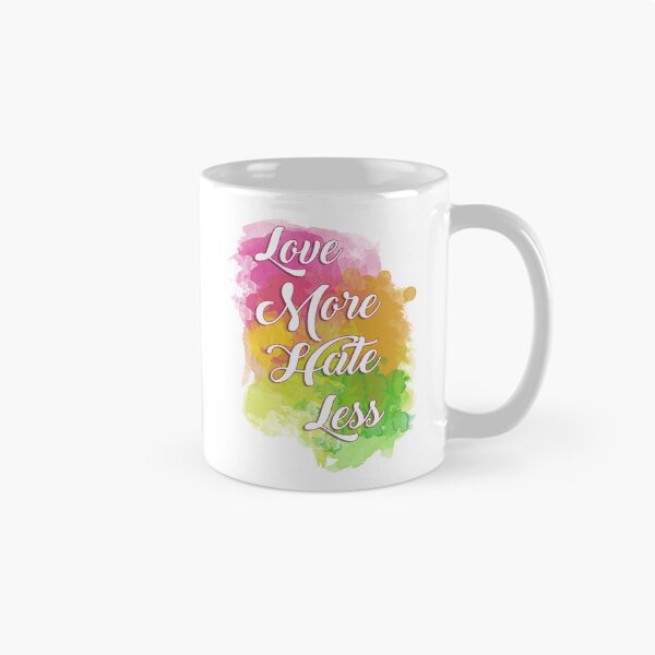 Item preview, Love more, hate less, positive sticker designed and sold by ArtisanGroove.