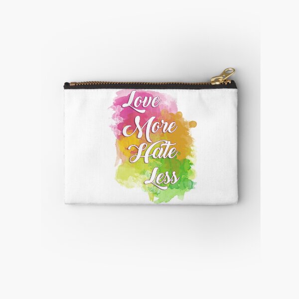 Item preview, Love more, hate less, positive sticker designed and sold by ArtisanGroove.