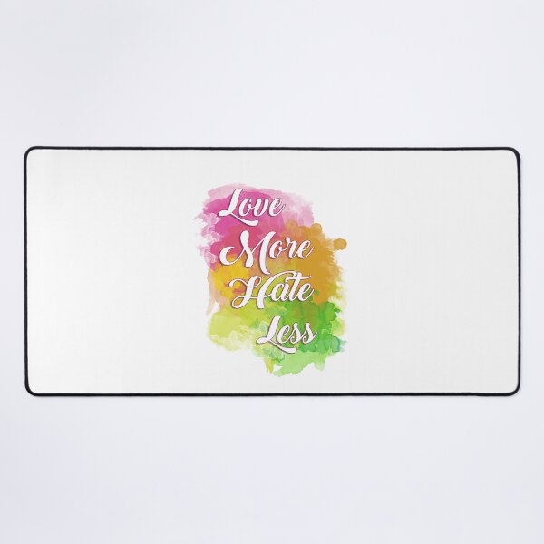 Item preview, Love more, hate less, positive sticker designed and sold by ArtisanGroove.