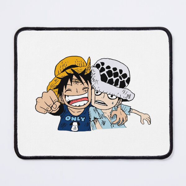 Item preview, Luffy and Law childhood hand drawn sketch designed and sold by FriskySloths.
