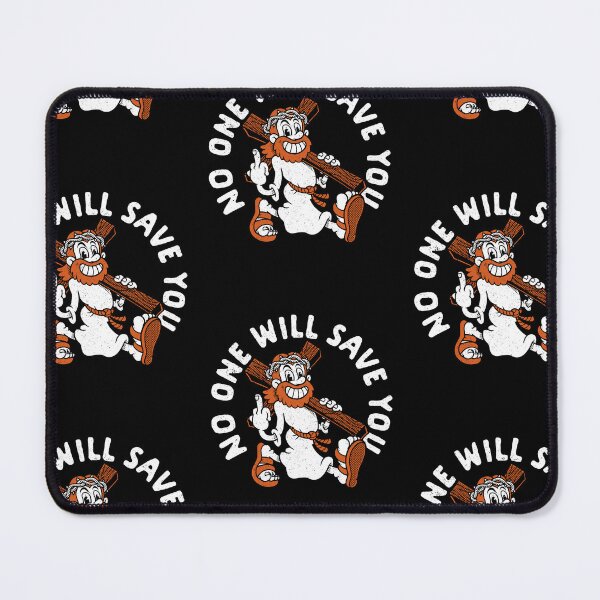 Item preview, No One Will Save Us - Vintage Cartoon Sarcasm - Antireligion designed and sold by Nemons.