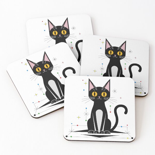 Item preview, Atomic Kitty designed and sold by Angry Swan Designs.