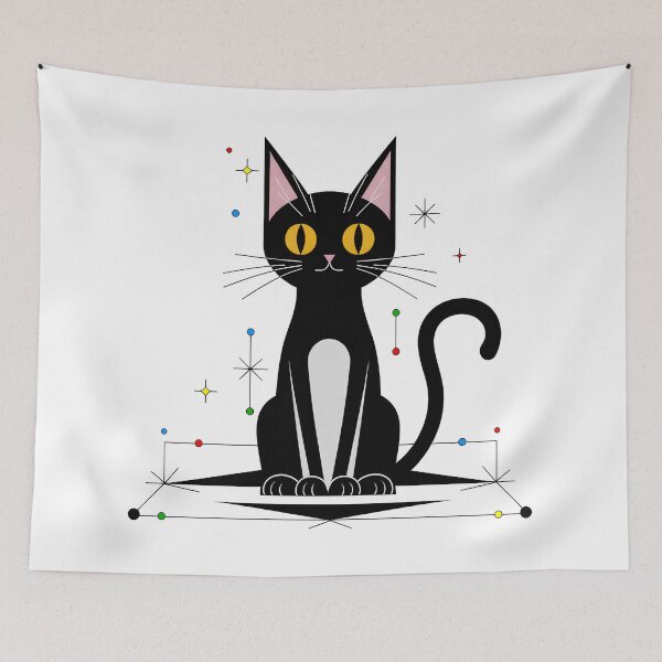 Item preview, Atomic Kitty designed and sold by Angry Swan Designs.