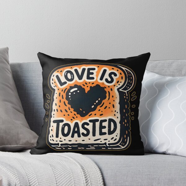 Item preview, Burnt-Heart Toast: Embrace the Crisp End of Romance designed and sold by CoolVisionStd.