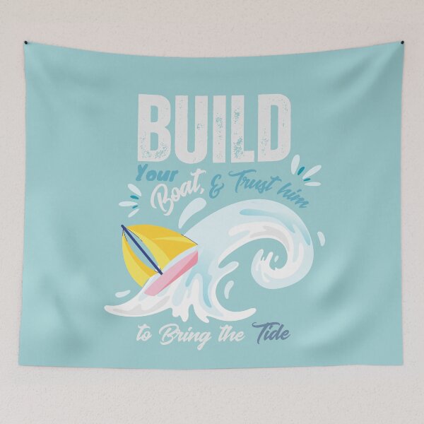 Item preview, "Effort and Faith: Trust Allah to Bring the Tide" designed and sold by Nessory.
