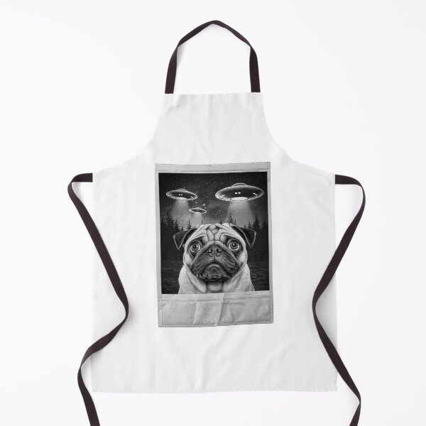 Item preview, Pug Alien Invasion Selfie designed and sold by Angry Swan Designs.