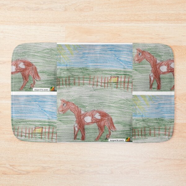 Item preview, Horse in the paddock, t-shirt for children designed and sold by cp-art.art.