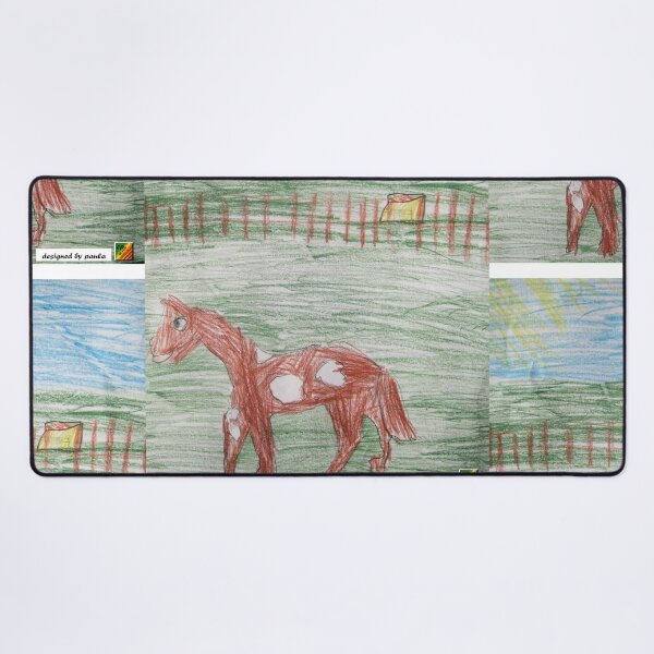 Item preview, Horse in the paddock, t-shirt for children designed and sold by cp-art.art.