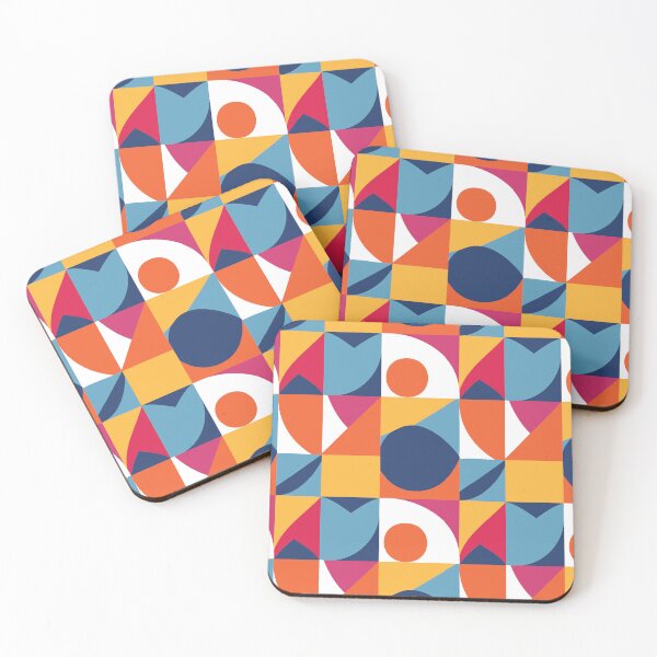 Item preview, Bauhaus stylish pattern. designed and sold by Fat Fish Canvas.