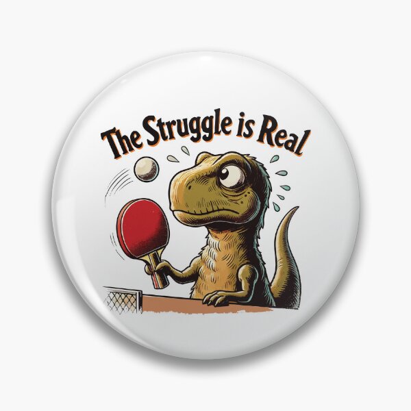 Item preview, Funny T-rex Table Tennis Struggle designed and sold by LuminOrb.