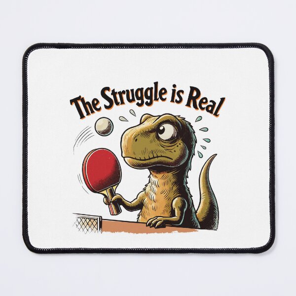 Item preview, Funny T-rex Table Tennis Struggle designed and sold by LuminOrb.