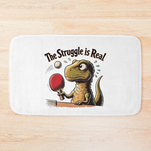 Item preview, Funny T-rex Table Tennis Struggle designed and sold by LuminOrb.