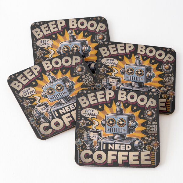 Item preview, Robot- Coffee Time  designed and sold by RobotAIArt.