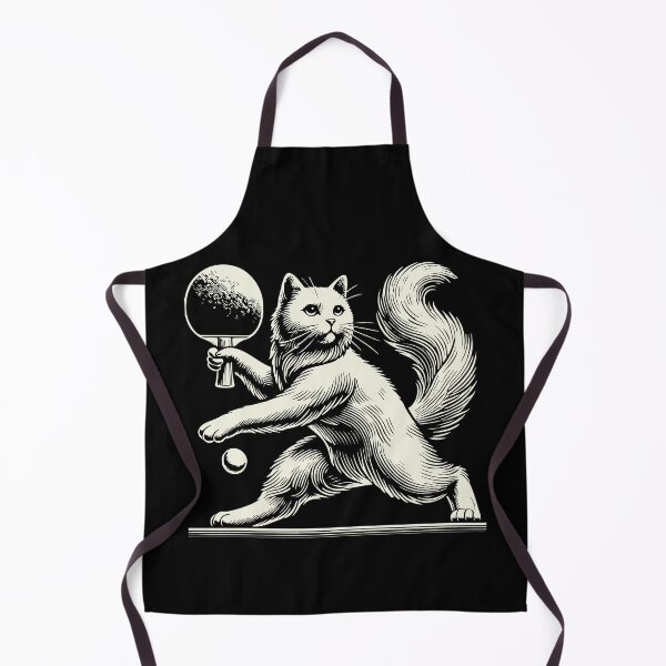 Item preview, Cute Cat Plays Table Tennis With Charm designed and sold by LuminOrb.
